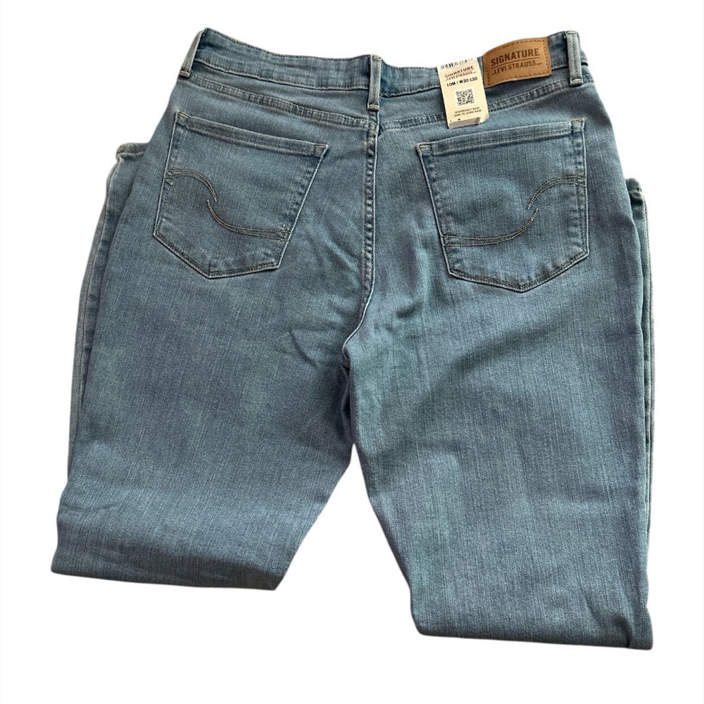 NWT Levi Strauss Signature Women’s Mid-Rise Skinny Jeans Size 10 Medium W30 L30 - Picture 4 of 11